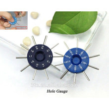 Optical eyeglasses screw depth gauge